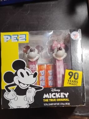 Disney Mickey & Minnie PEZ Dispensers 90 Years of Magic